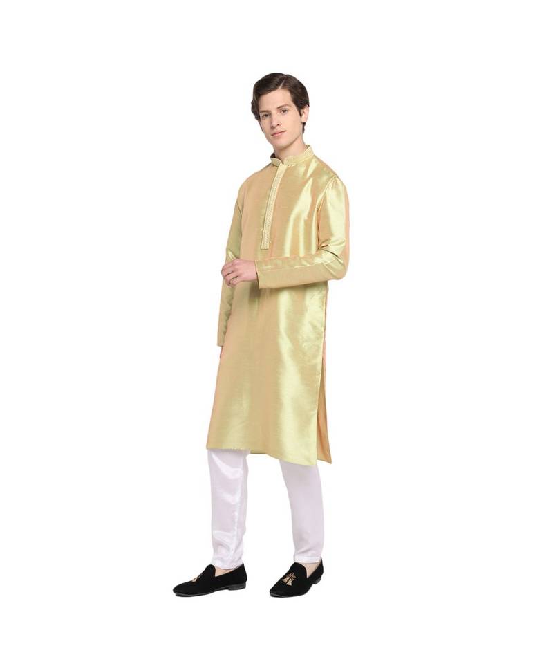 DEVOILER Regular Fit Long Kurta For Men