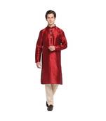 DEVOILER Regular Fit Long Kurta For Men