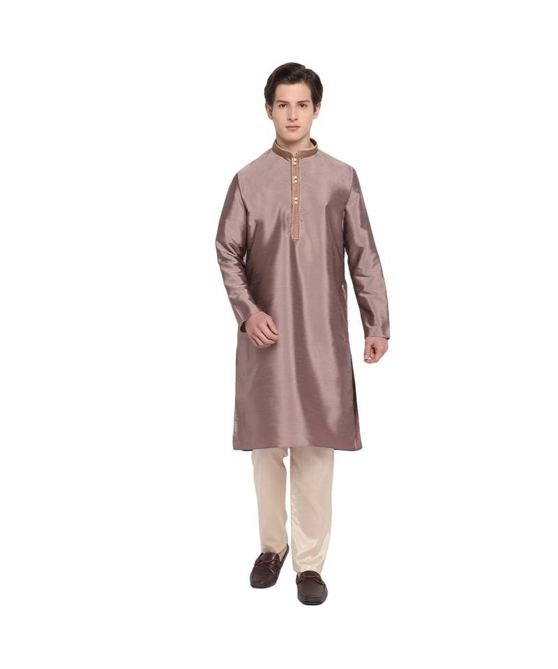 DEVOILER Regular Fit Long Kurta For Men