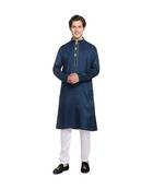 DEVOILER Regular Fit Long Kurta For Men
