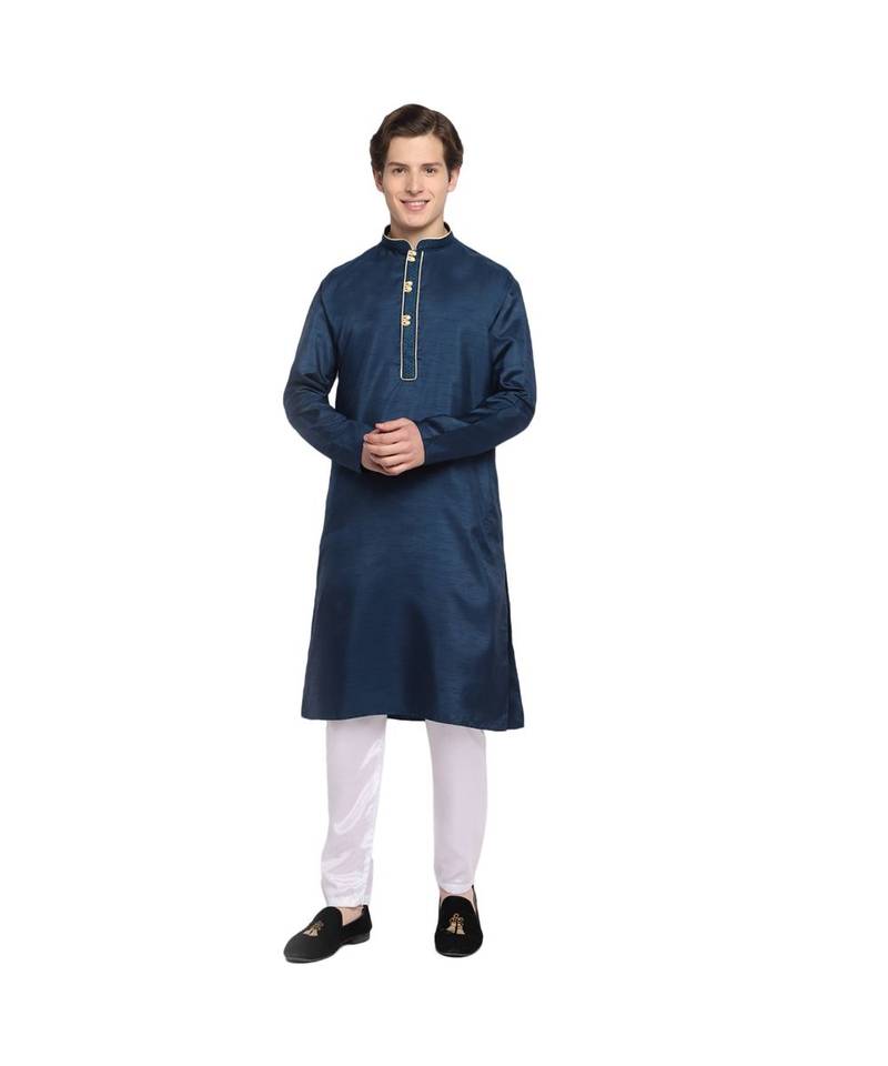 DEVOILER Regular Fit Long Kurta For Men