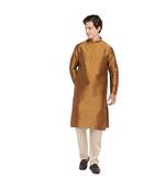 DEVOILER Regular Fit Long Kurta For Men