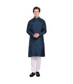 DEVOILER Regular Fit Long Kurta For Men
