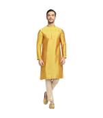 DEVOILER Regular Fit Long Kurta For Men