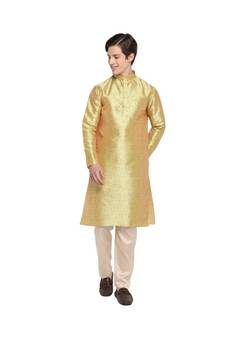 DEVOILER Regular Fit Long Kurta For Men