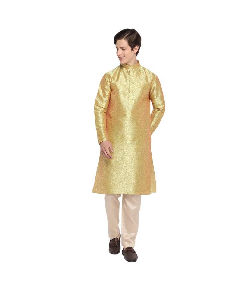 DEVOILER Regular Fit Long Kurta For Men