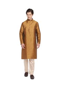 DEVOILER Regular Fit Long Kurta For Men