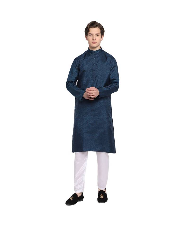 DEVOILER Regular Fit Long Kurta For Men