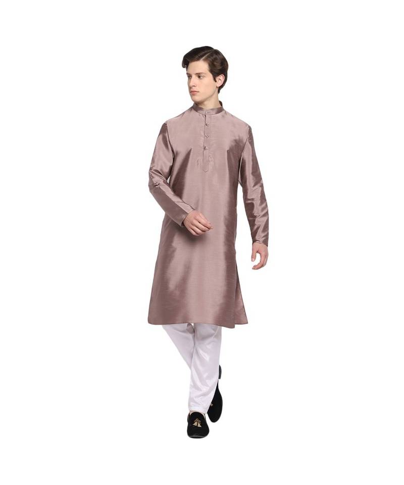 DEVOILER Regular Fit Long Kurta For Men