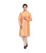 DEVOILER Regular Fit Long Kurta For Men