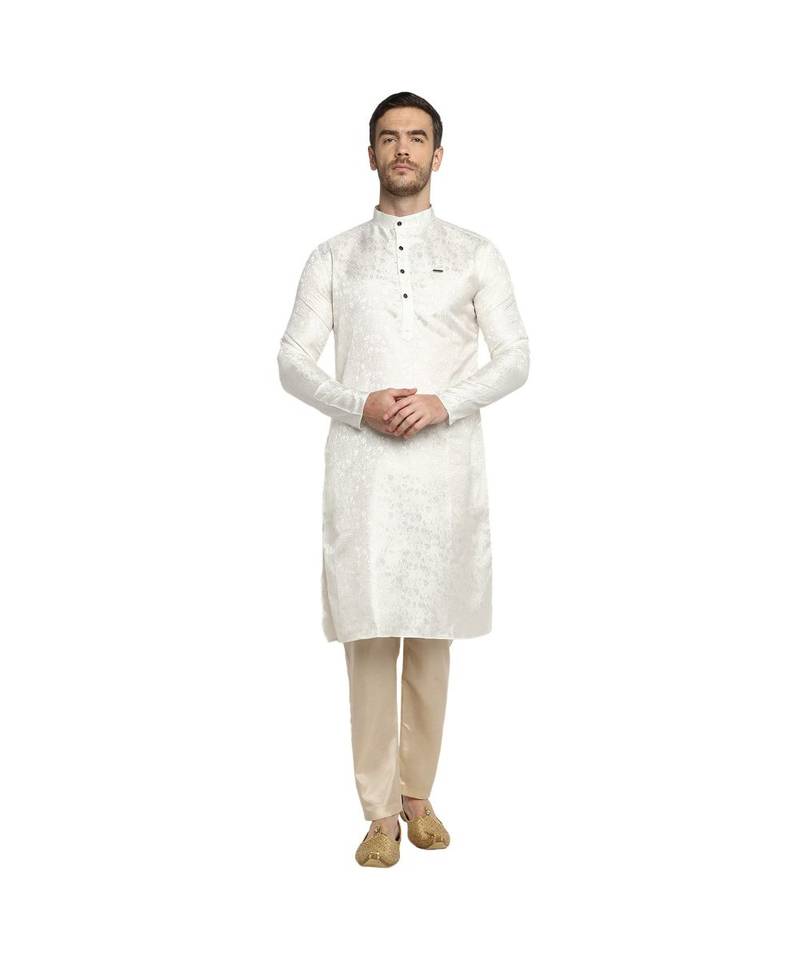 DEVOILER Regular Fit Long Kurta For Men