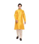 DEVOILER Regular Fit Long Kurta For Men