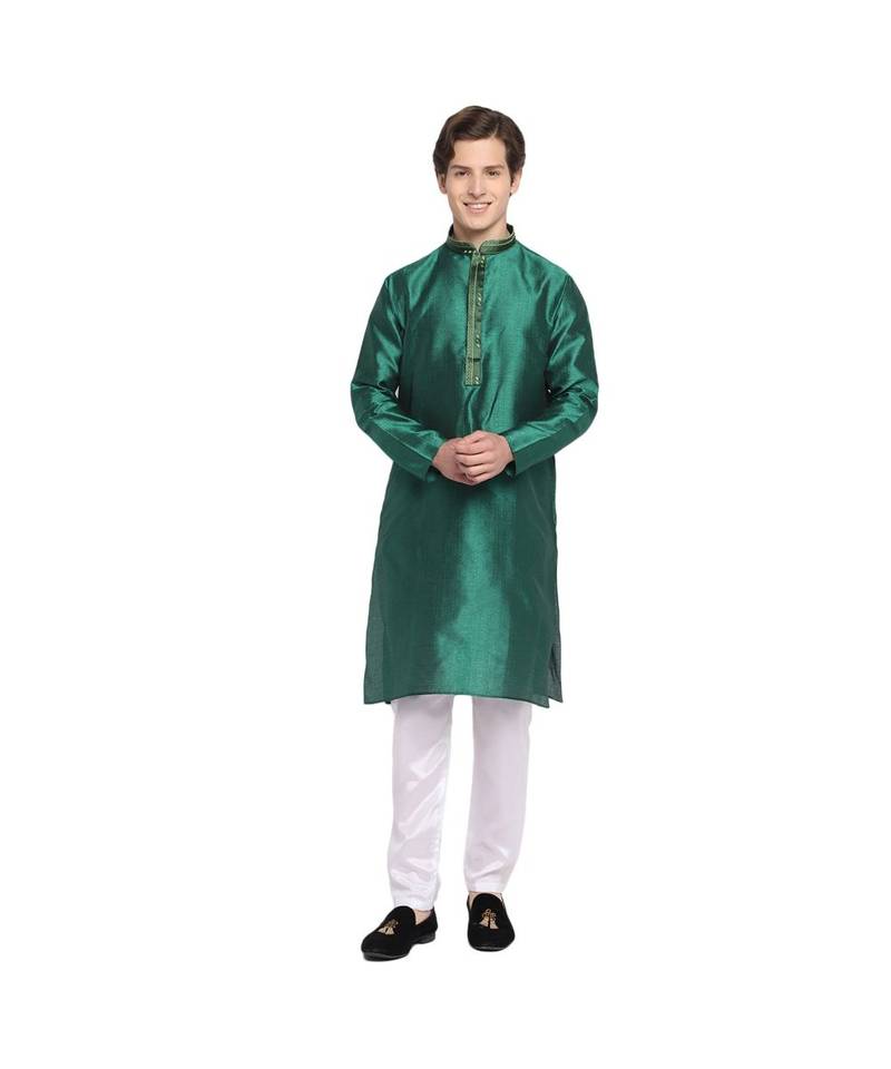 DEVOILER Regular Fit Long Kurta For Men