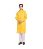 DEVOILER Regular Fit Long Kurta For Men