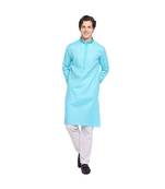 DEVOILER Regular Fit Long Kurta For Men