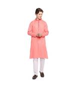 DEVOILER Regular Fit Long Kurta For Men