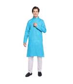 DEVOILER Regular Fit Long Kurta For Men