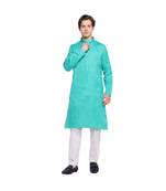 DEVOILER Regular Fit Long Kurta For Men