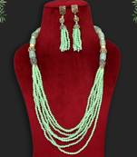 Green necklace-sets