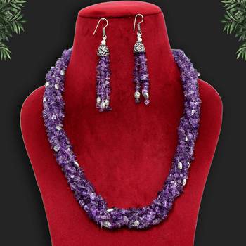 Purple necklace-sets 1