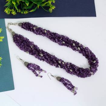 Purple necklace-sets 2