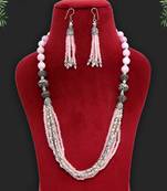 Pink necklace-sets