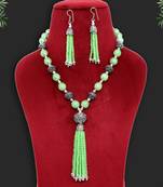 Green necklace-sets