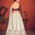 Thread and Sequence Embroidered Art Silk Lehenga