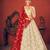 Thread and Sequence Embroidered Art Silk Lehenga