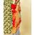 Multicolor printed georgette saree with blouse