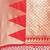 Red woven banarasi silk saree with blouse