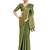 Green woven art silk saree with blouse