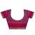 Purple woven art silk saree with blouse