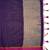 Purple woven art silk saree with blouse