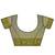 Gold woven art silk saree with blouse