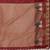Brown woven art silk saree with blouse