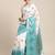 White woven art silk saree with blouse