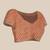 Orange woven art silk saree with blouse