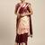 Purple woven chiffon saree with blouse