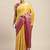 Gold woven art silk saree with blouse