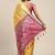 Gold woven art silk saree with blouse