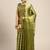 Green woven art silk saree with blouse
