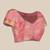 Pink woven art silk saree with blouse