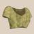 Green woven art silk saree with blouse