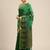 Green woven art silk saree with blouse