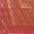 Maroon woven crepe saree with blouse