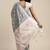 Grey woven art silk saree with blouse