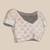 Grey woven art silk saree with blouse
