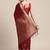 Red woven art silk saree with blouse