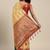 Yellow woven art silk saree with blouse